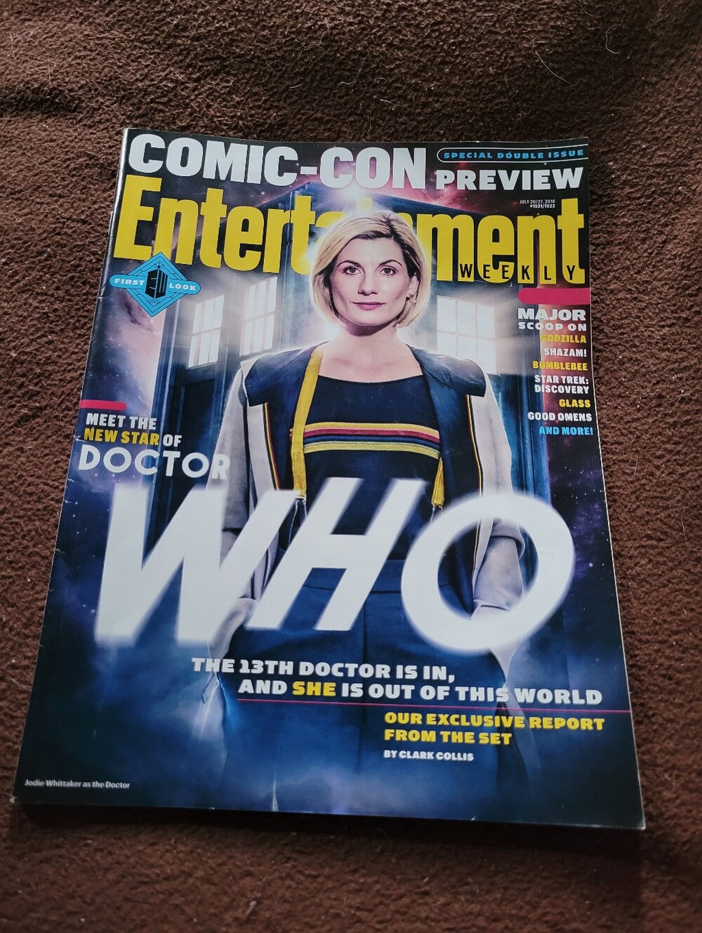 Entertainment Weekly Magazine Doctor Who The 13th Doctor Jul 20, 2018